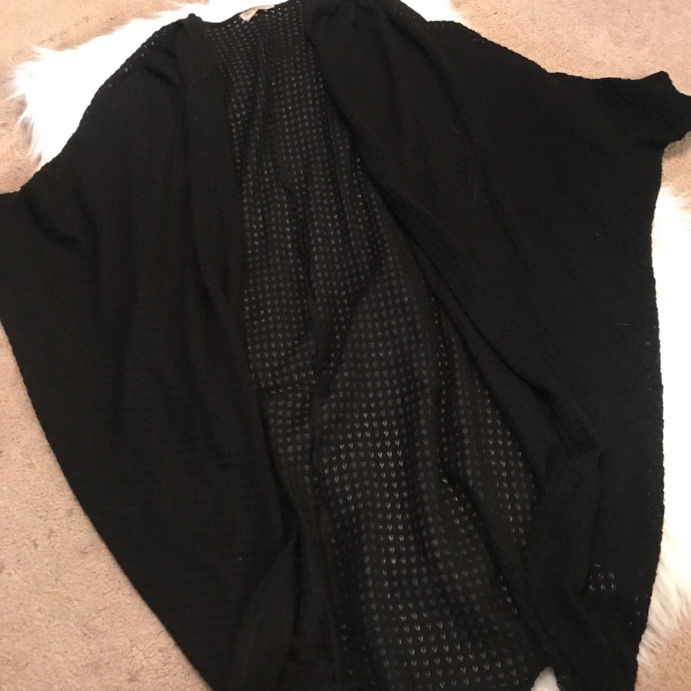 Black cardigan
